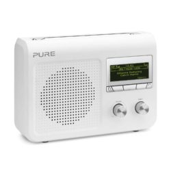 Pure One Flow Portable Internet Radio with Music Streaming & DAB/FM tuner in White